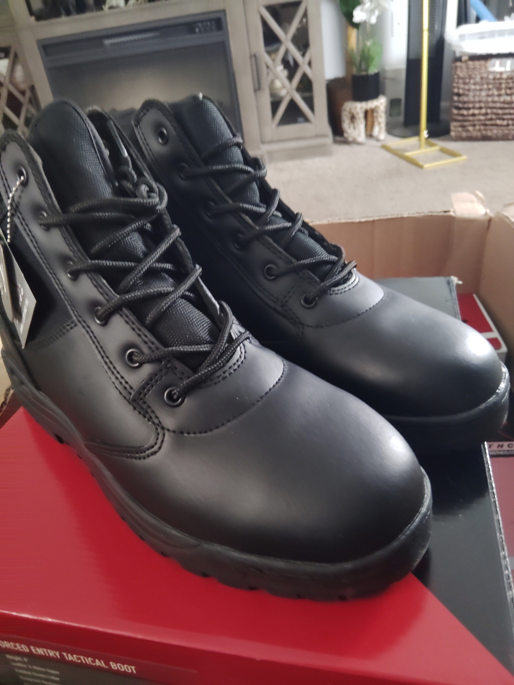 Rothco Men's Black Tactical Lace-Up Boots